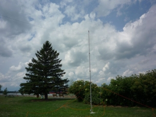 Antenne ½ onde alimentée en extrémité (EFHW), longueur: 67 pieds, couvrant de 10-40M